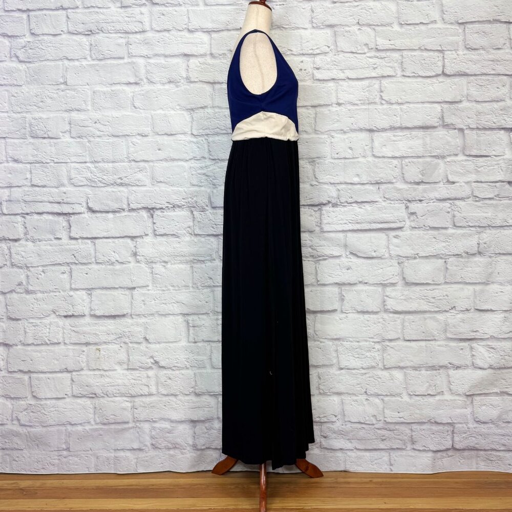 Anthropologie Maeve Elysian Colorblock Jersey Knit Maxi Dess - Picture 3 of 4